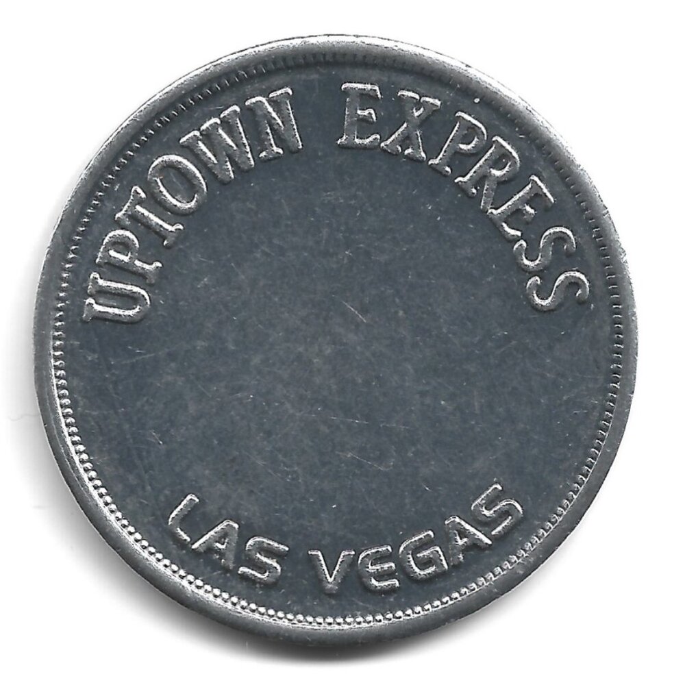 Uptown Express Las Vegas 40mm Aluminum Bus Transit Token (b862-4)